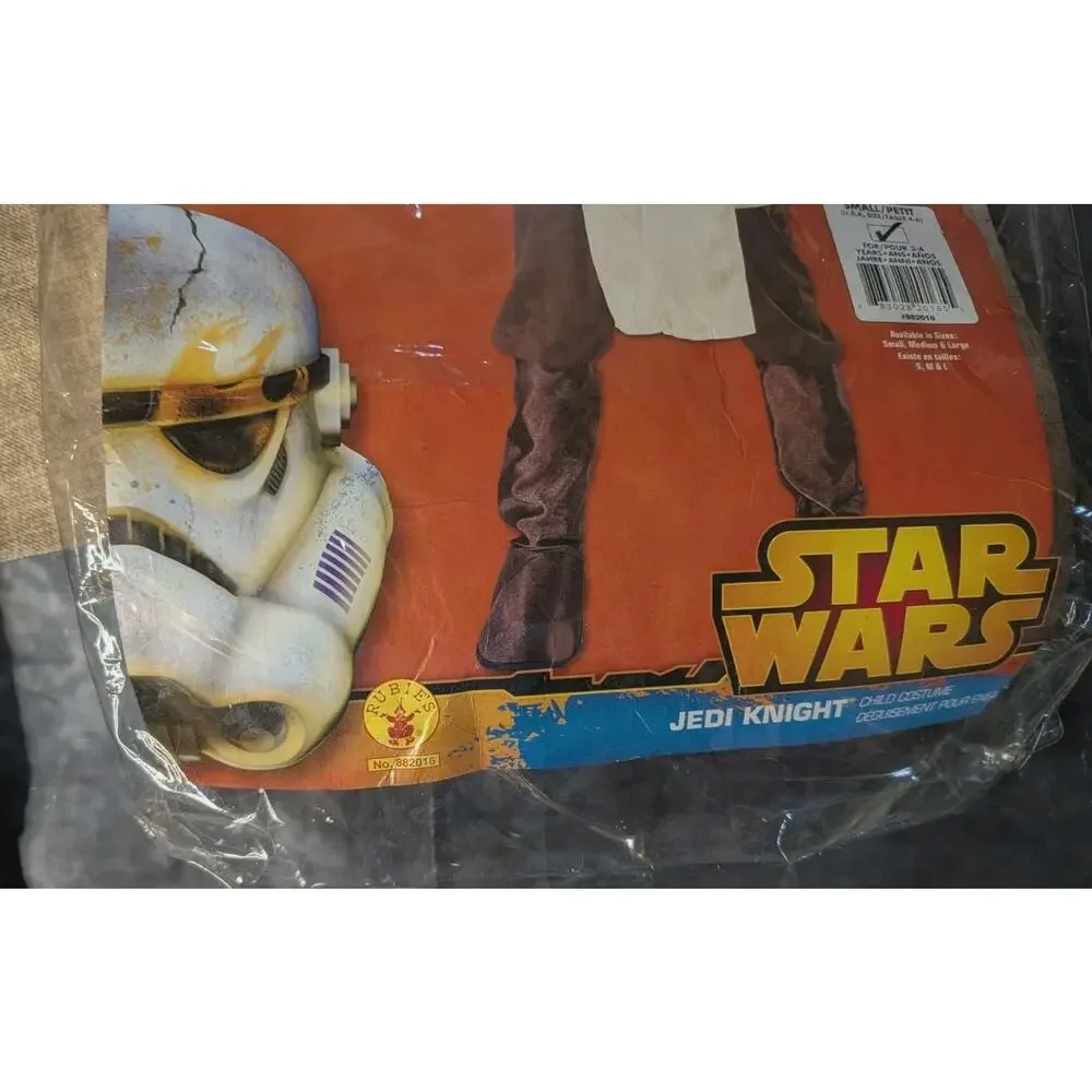 Disney Star Wars Deluxe Jedi Knight Halloween Costume Cosplay Size S 4-6 - Picture 7 of 8